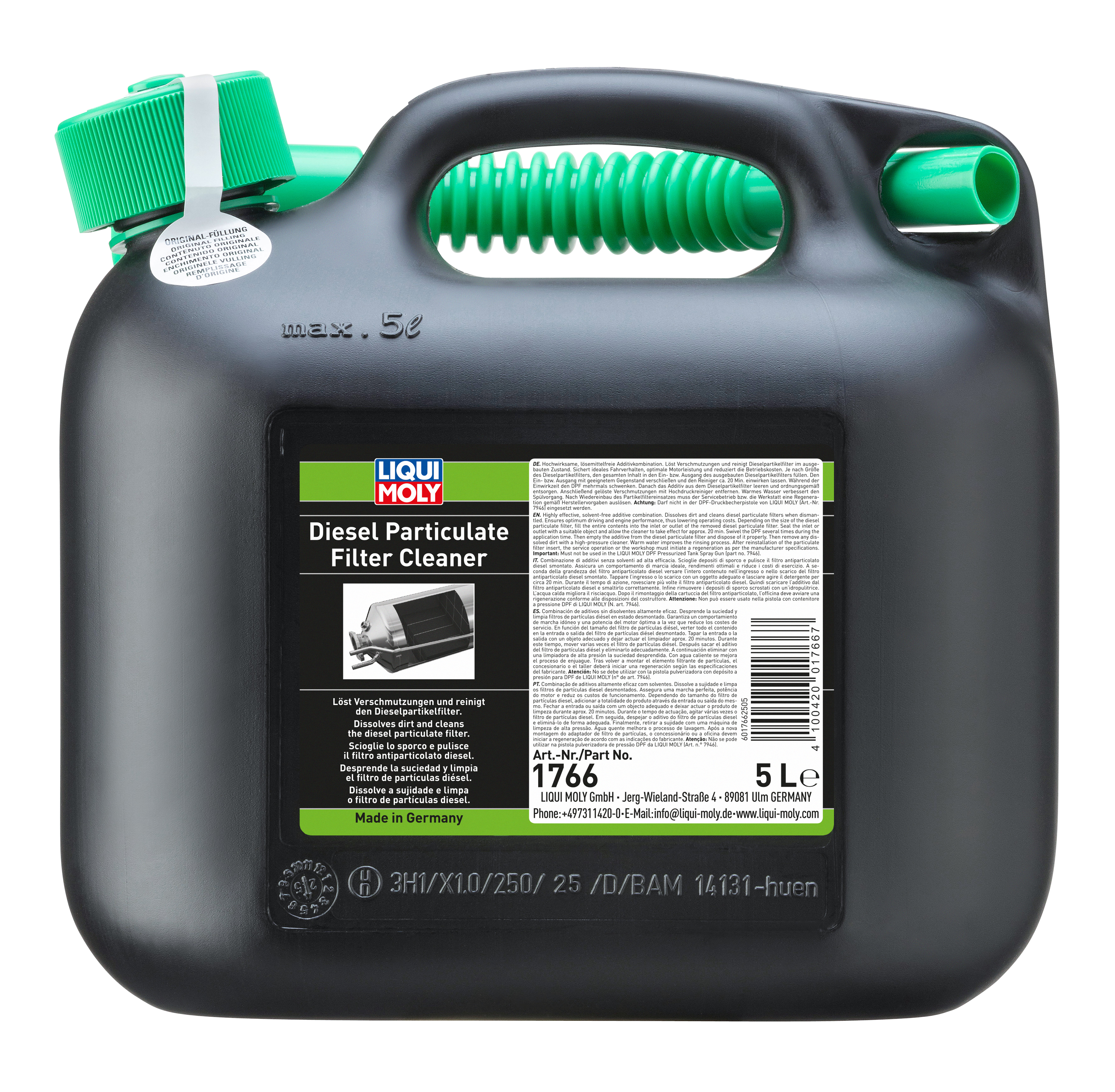 Liqui Moly DPF Cleaner 5L - 5 Litres