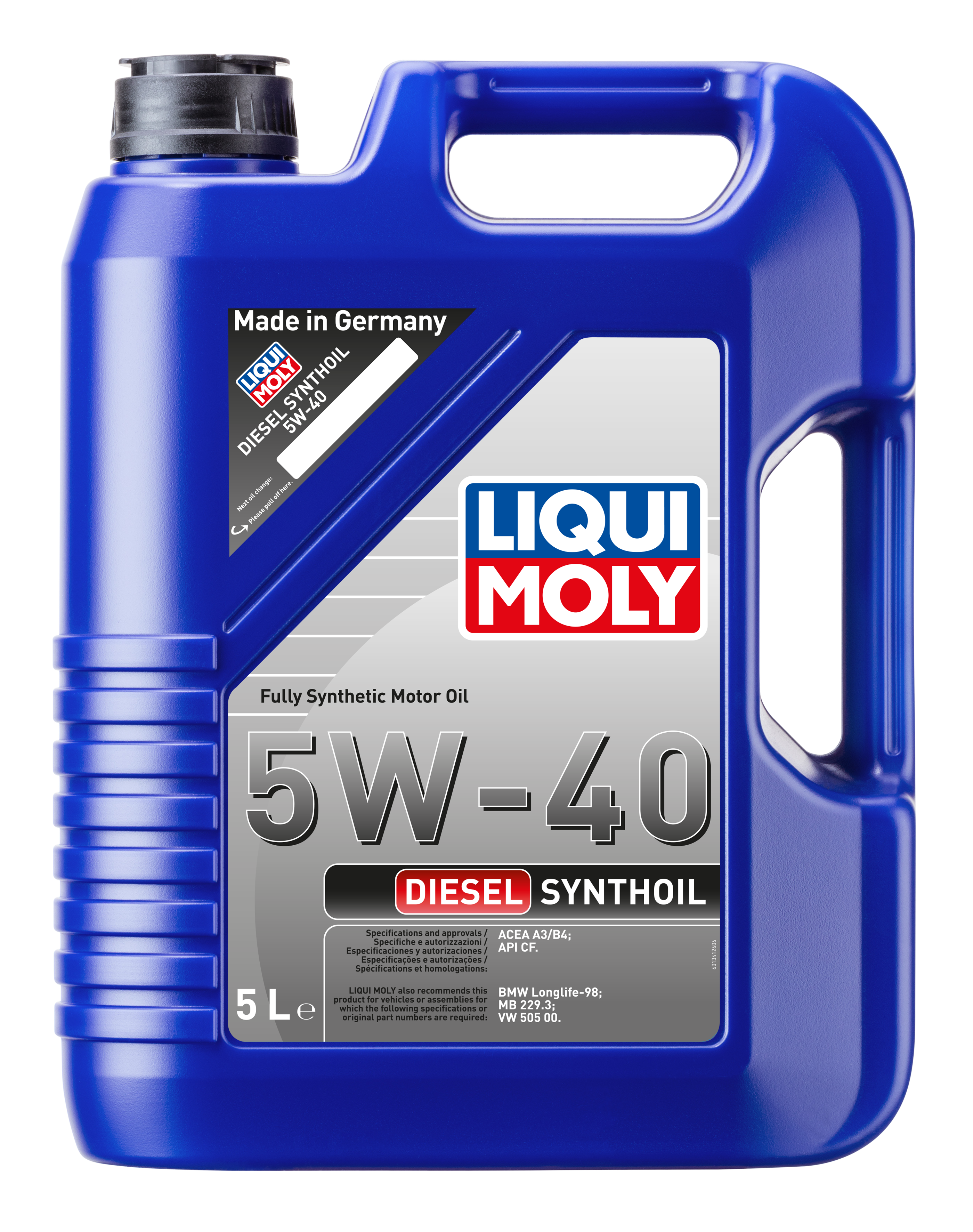 Liqui Moly Diesel Synthoil 5W-40 - 5 Litres