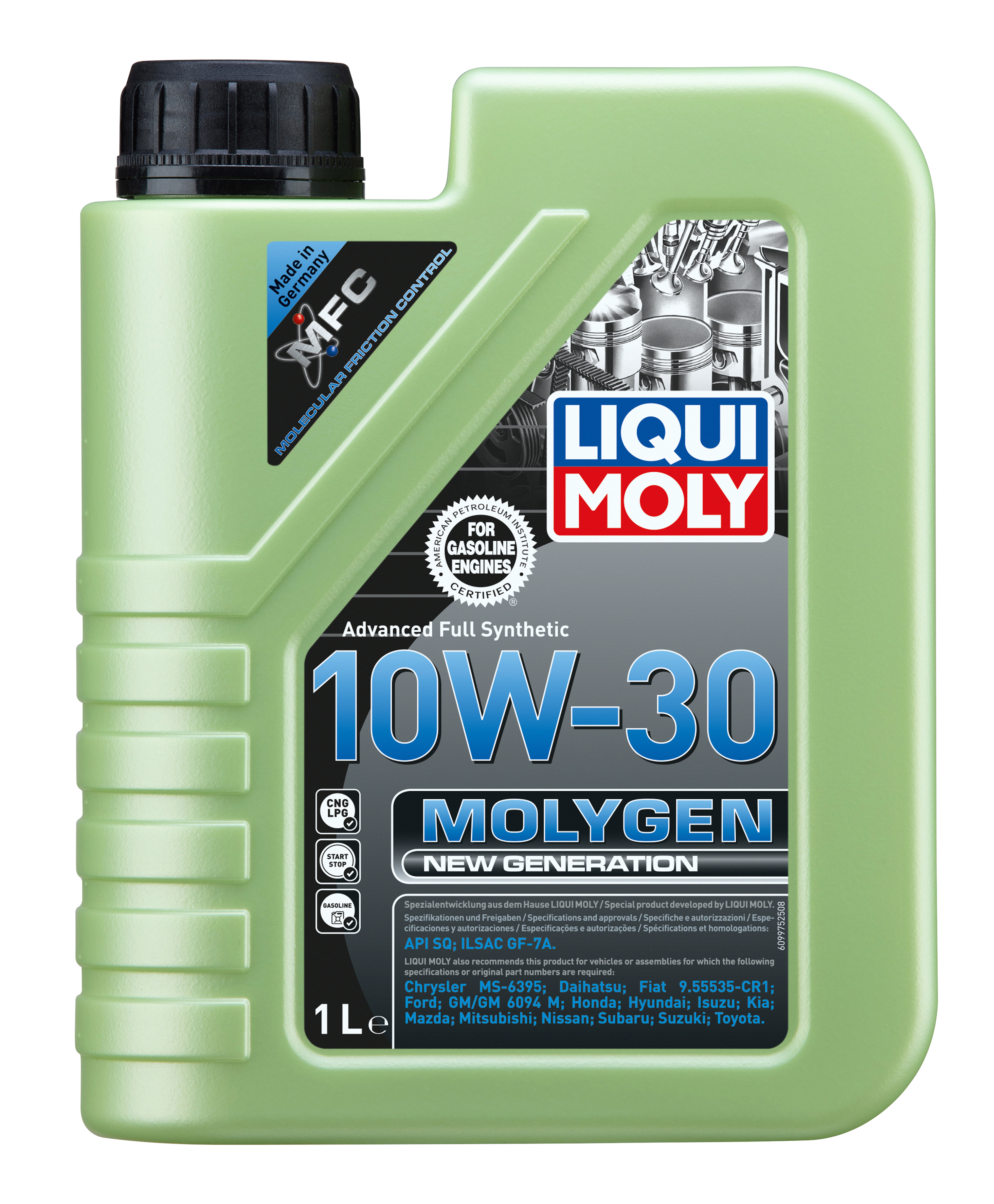 Liqui Moly Molygen New Generation Engine Oil 10W-30 - 1 Litre