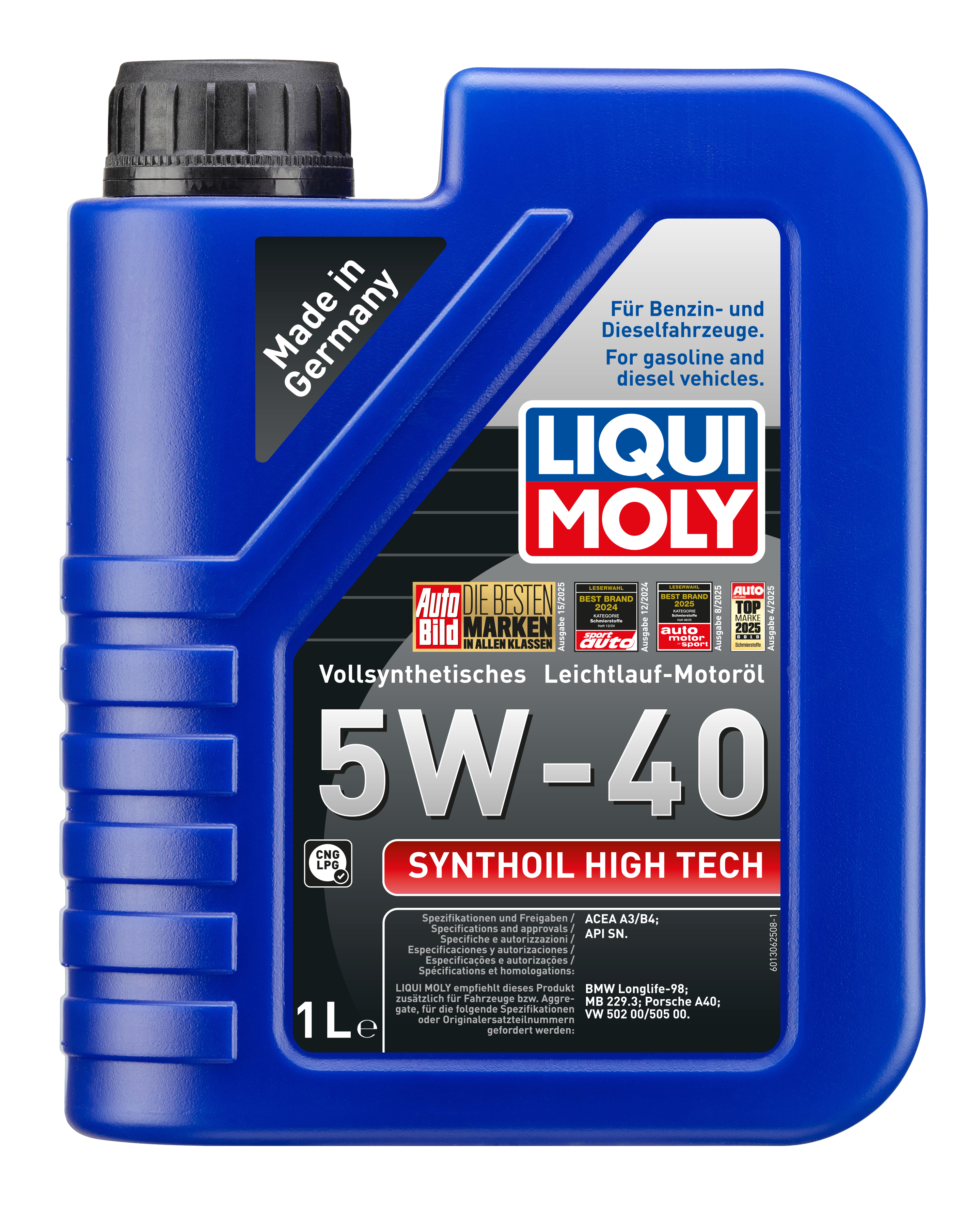 Liqui Moly Synthoil High Tech Engine Oil 5W-40 - 1 Litre