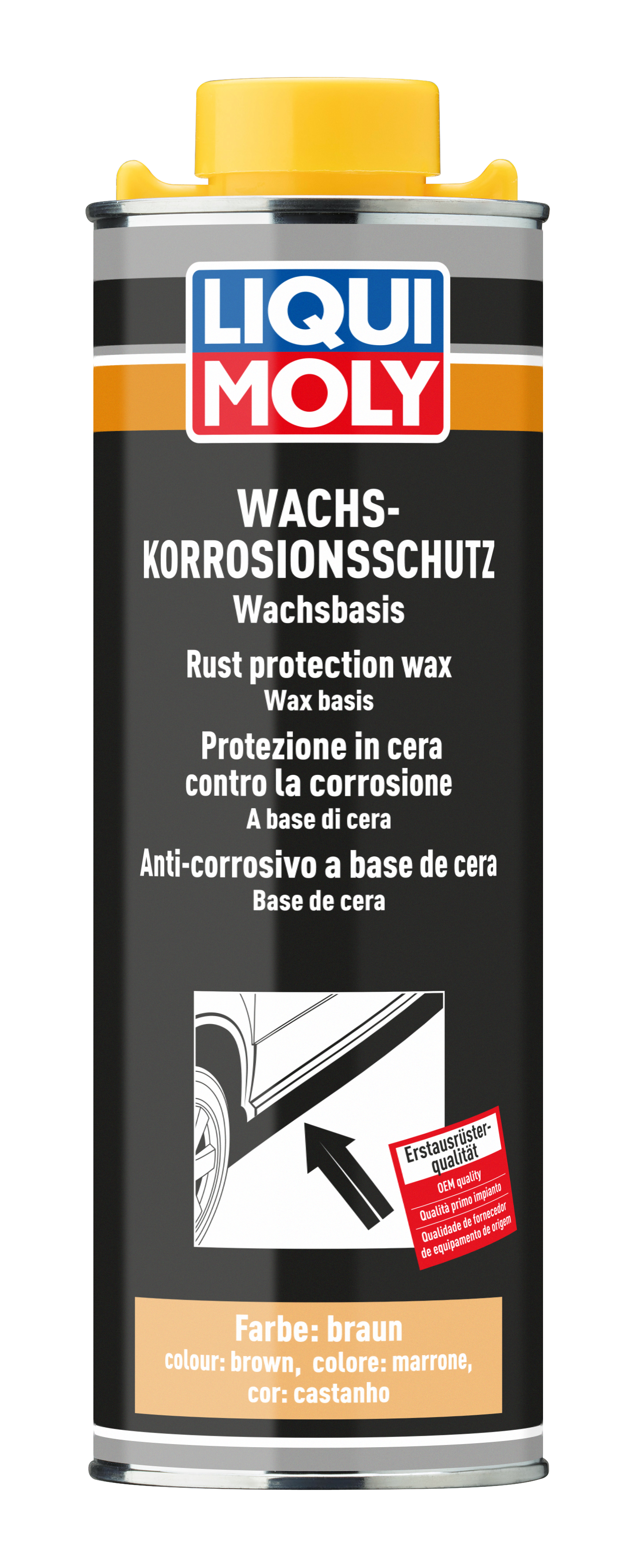 Liqui Moly Rust Protection Wax Beige/Transparent 1L - 1 Litre