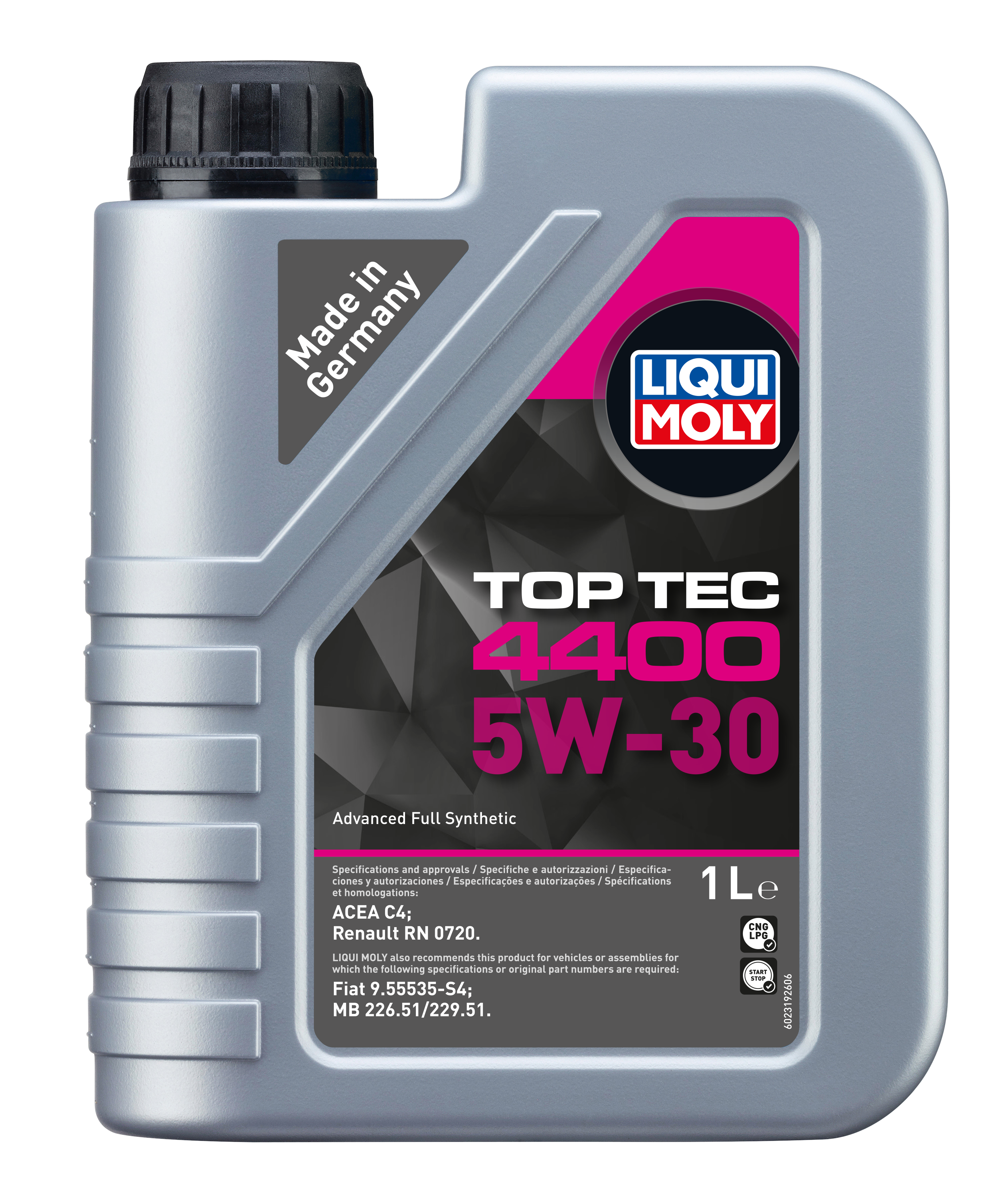 Liqui Moly Top Tec 4400 Engine Oil 5W-30 - 1 Litre