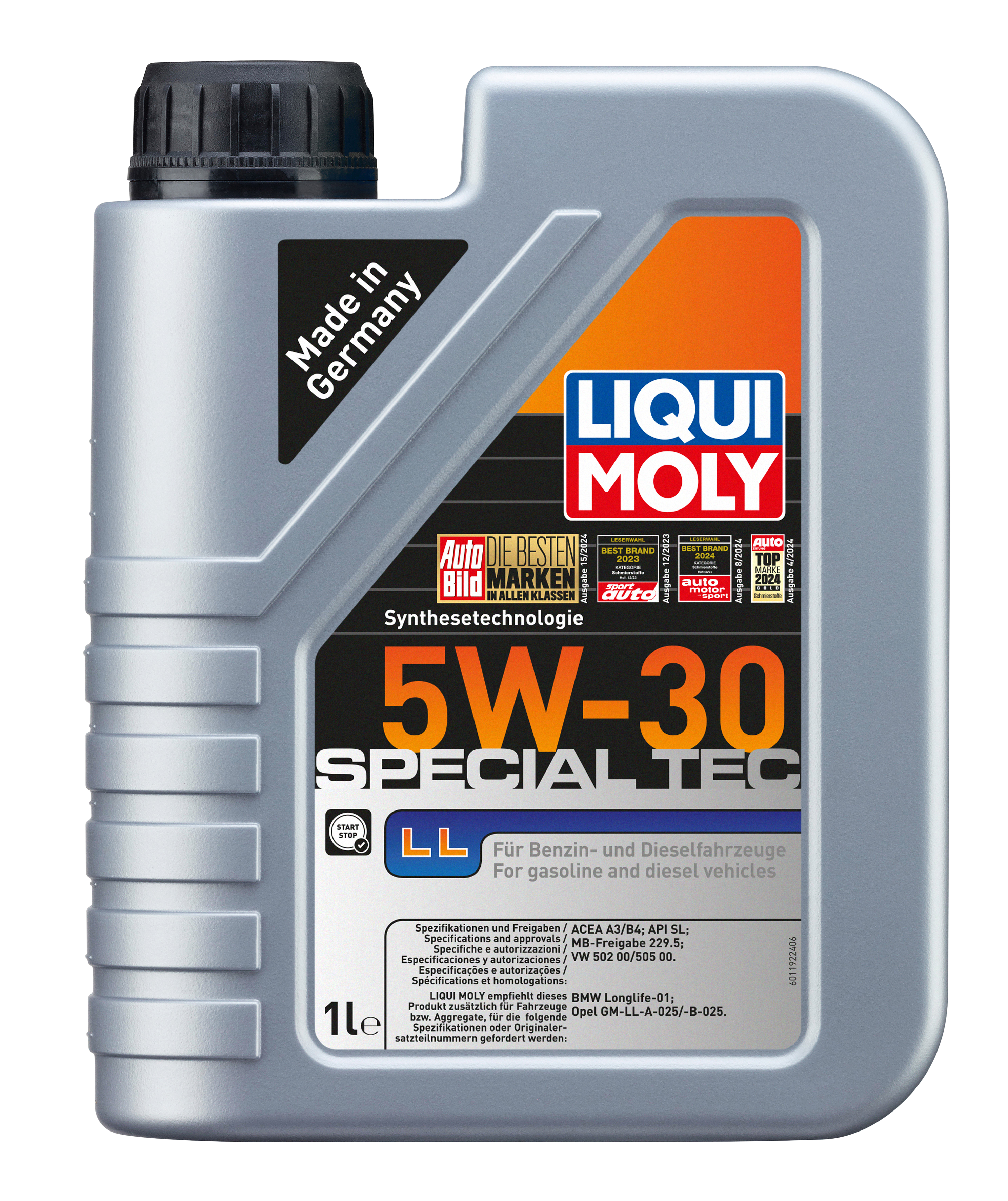 Liqui Moly Special Tec LL Engine Oil 5W-30 - 1 Litre