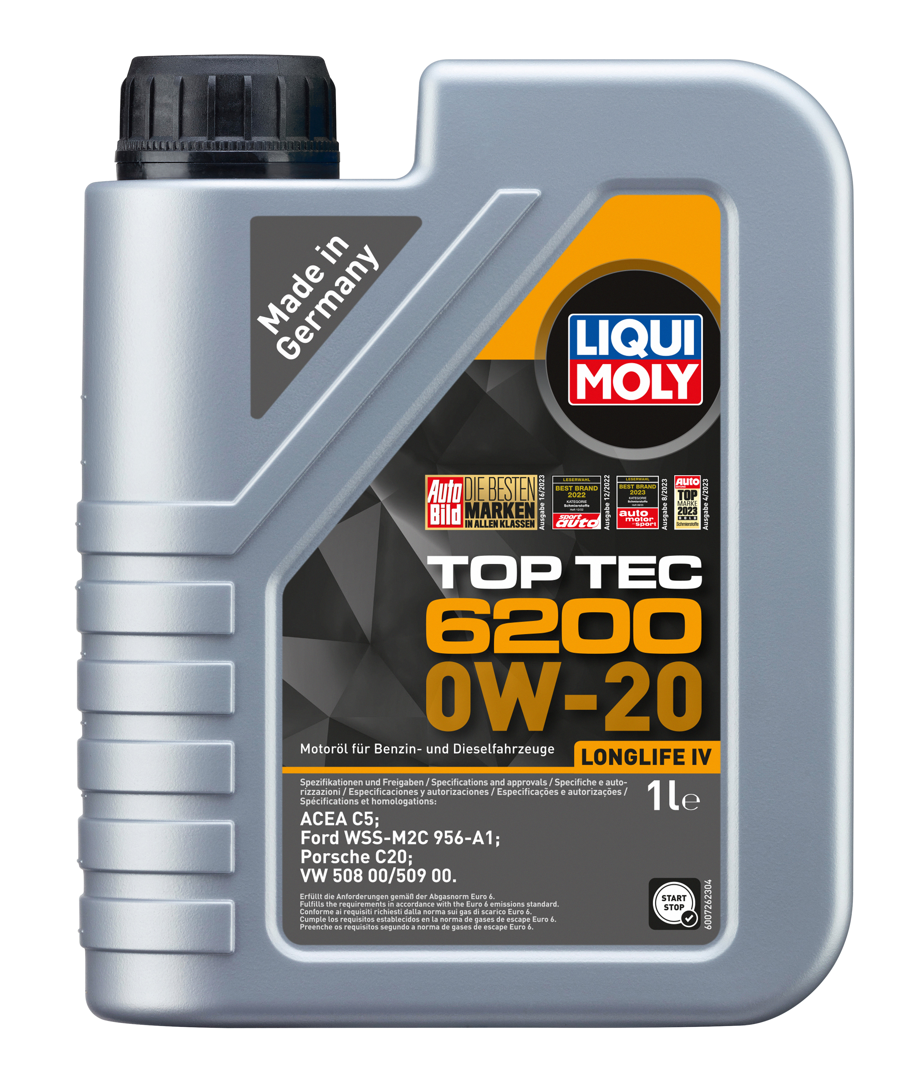 Liqui Moly Top Tec 6200 Engine Oil 0W-20 - 1 Litre