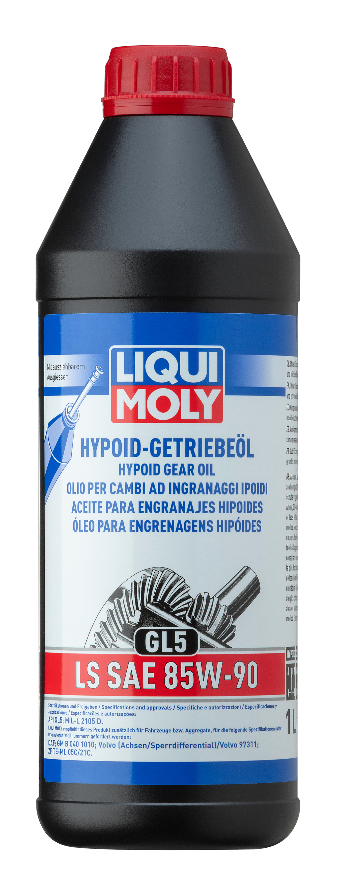 Liqui Moly Hypoid Gear Oil GL5 LS SAE 85W-90 - 1 Litre