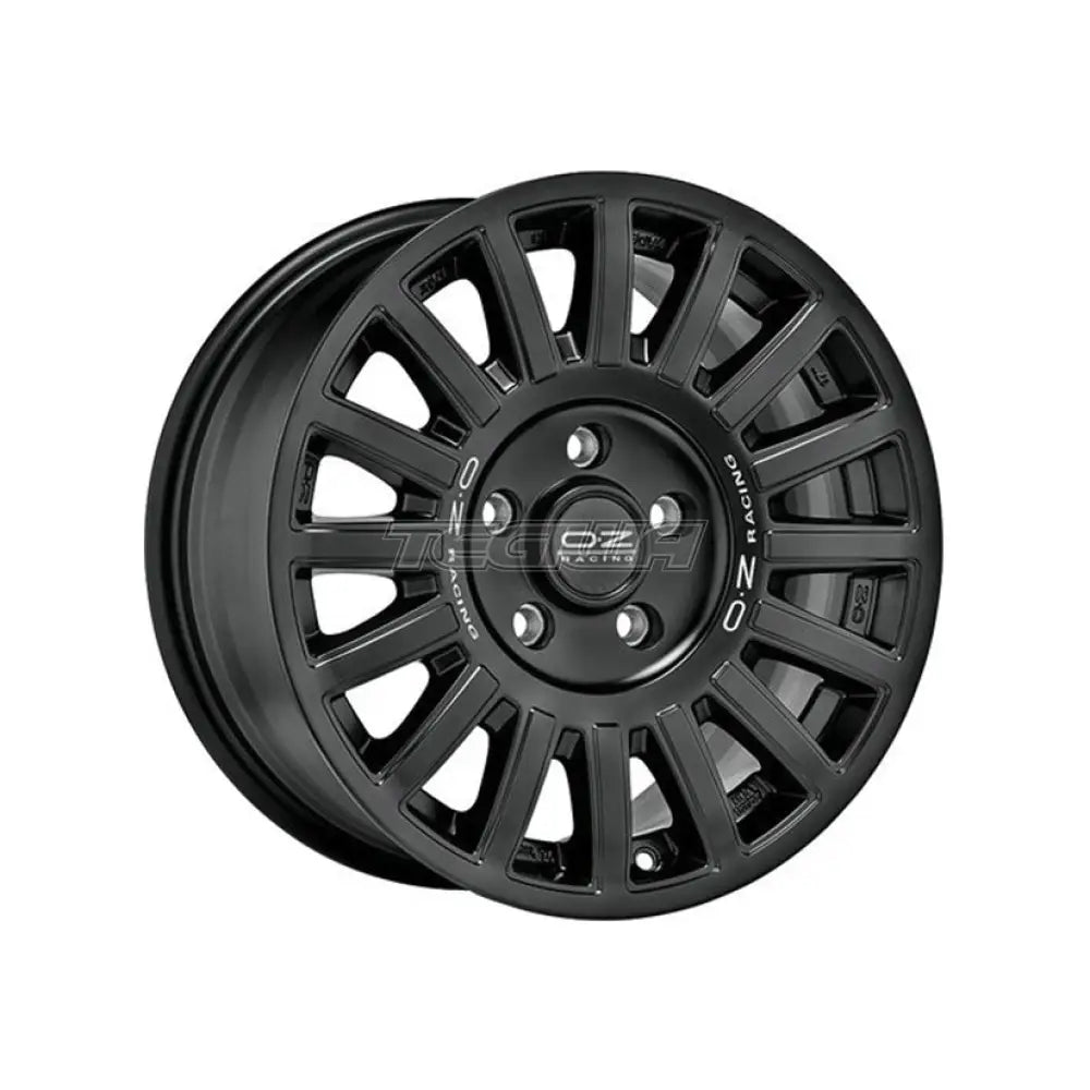 OZ Performance SUV and Offroad Rally Raid Alloy Wheel Matt Black Silver Lettering - Nineteen72 Performance