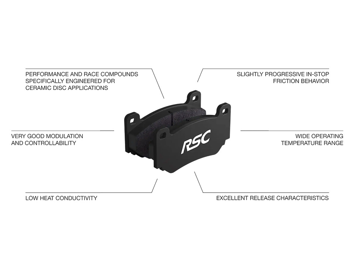 Pagid - Front Brake Pad Set RSC1 BMW M2 Competition / CS (F87 Comp) 2NH Callipers - Nineteen72 Performance