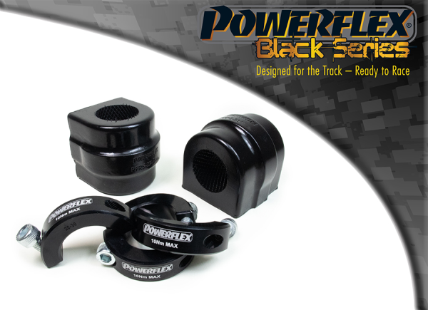 Powerflex PFF5-2303-29BLK Black Series 29 mm front anti-roll-bar bushes with support clamps