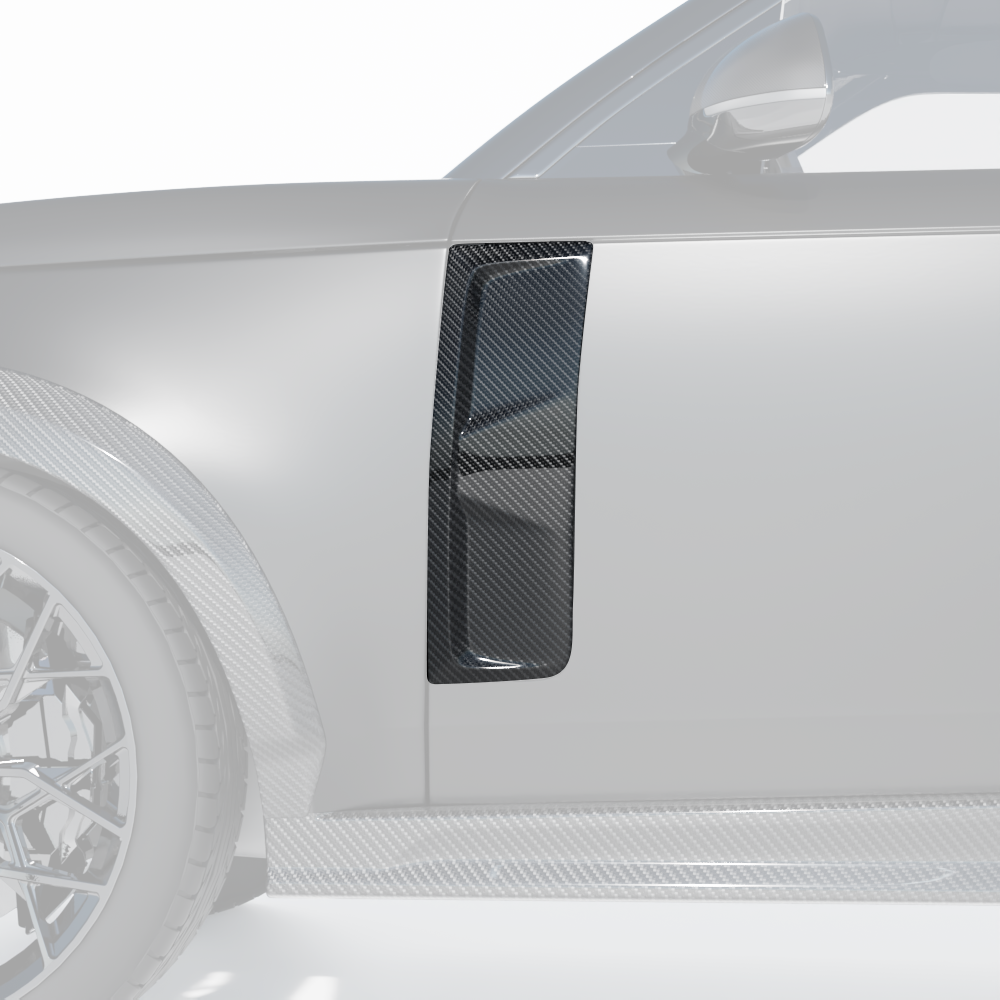 Full carbon fiber kit for Range Rover L460 SWB 2022+ by CT Carbon, showcasing sleek, lightweight carbon fiber panels and accents.