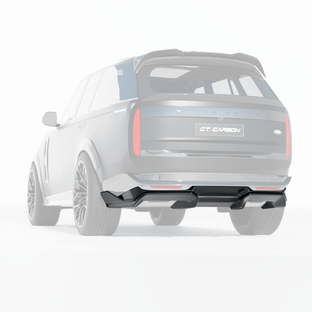 CT Carbon Range Rover L460 (SWB) 2022+ full carbon fibre kit, showcasing sleek, lightweight carbon fiber components for the vehicle.