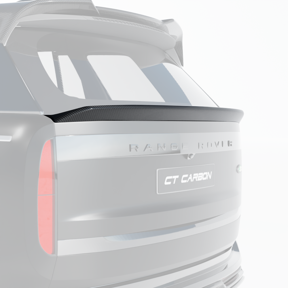 CT Carbon Range Rover L460 (SWB) 2022+ full carbon fibre kit showing sleek, lightweight carbon fiber panels on the vehicle's exterior.