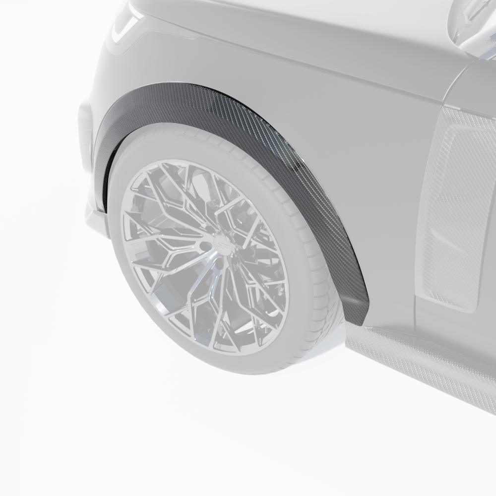 CT Carbon Range Rover L460 (SWB) 2022+ full carbon fiber kit, featuring sleek, high-quality carbon fiber components for the vehicle.