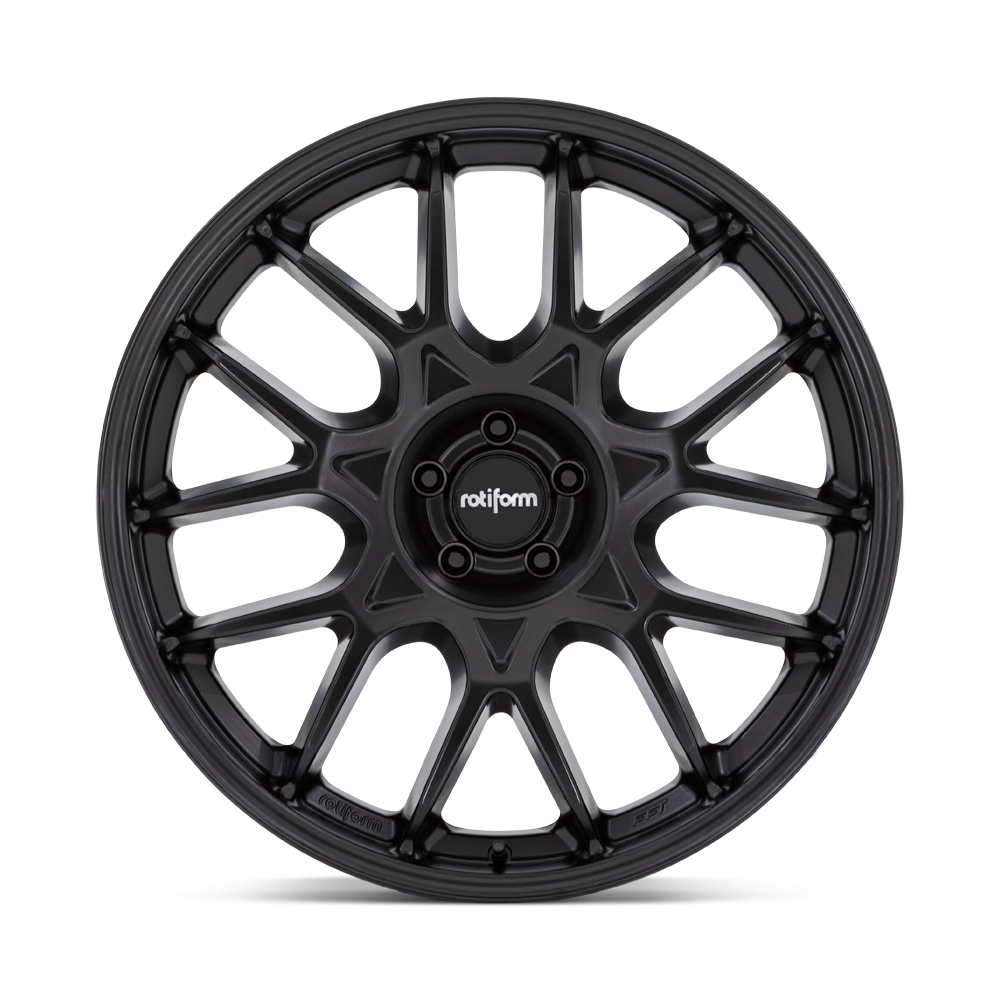 Rotiform ZWS alloy wheels with a sleek, modern design, shown in black finish on a car.