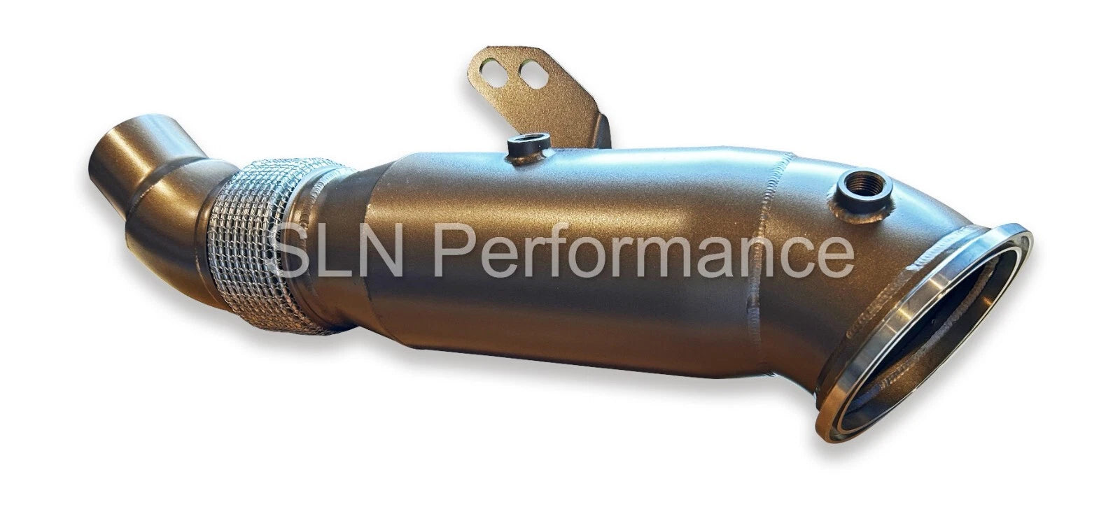 SLN Performance  - BMW B58 5” Ceramic Coated Sports Cat Downpipe M140i M240i 240i 440i - Nineteen72 Performance
