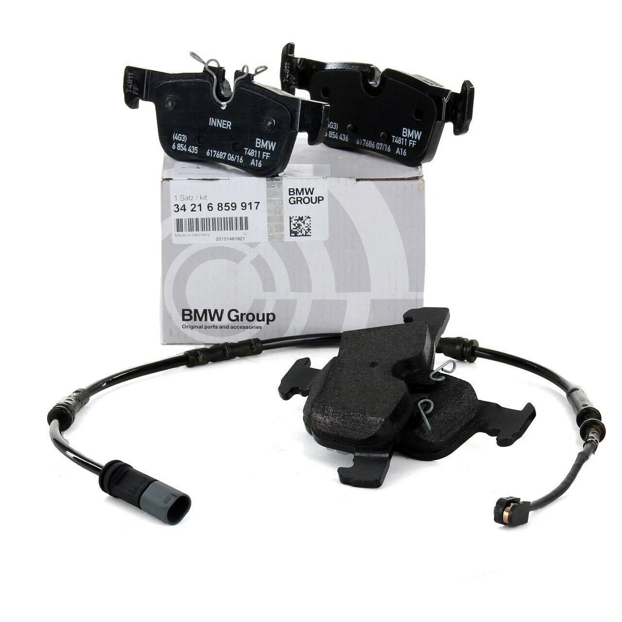 Genuine BMW Rear Brake Pads & Sensor 2 Series F45 Active Tourer 34218843651 - Nineteen72 Performance