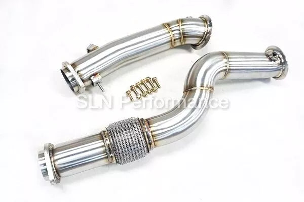 SLN Performance  - BMW S58 Decat Downpipe M2 G87 M3 G80 M4 G82 & X3M X4M LCI - Nineteen72 Performance