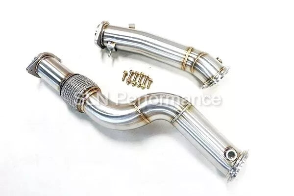 SLN Performance  - BMW S58 Decat Downpipe M2 G87 M3 G80 M4 G82 & X3M X4M LCI - Nineteen72 Performance