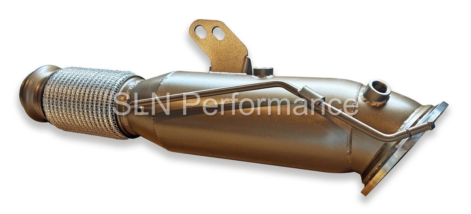 SLN Performance  - BMW B58 OPF Ceramic Coated Sports Cat Downpipe M240i M340i M440i 540i 640i - Nineteen72 Performance