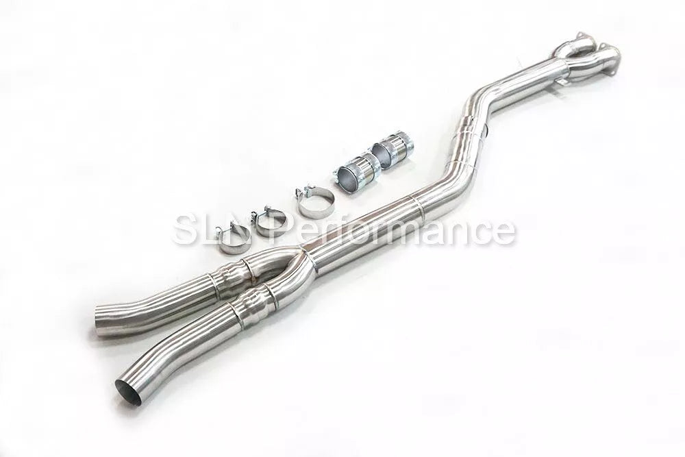 SLN Performance  - BMW S58 X3M F97 X4M F98 Pre LCI Single Mid Pipe - Nineteen72 Performance