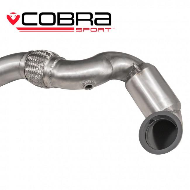 Cobra Sport - VW Golf GTI (Mk7.5) 2.0 TSI (5G) (2017-20) Sports Cat / De-Cat Front Downpipe Performance Exhaust - Nineteen72 Performance