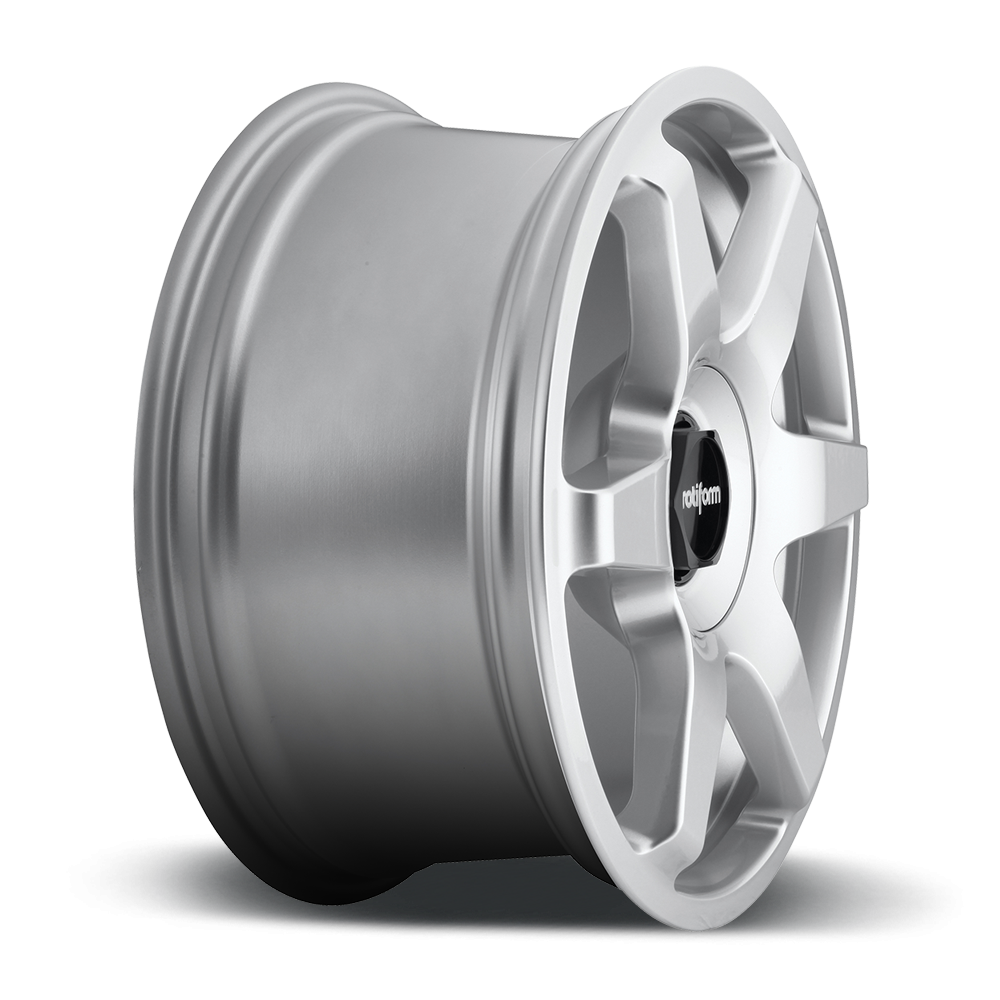 Black and silver Rotiform SIX wheels with a modern multi-spoke design, shown on a vehicle.