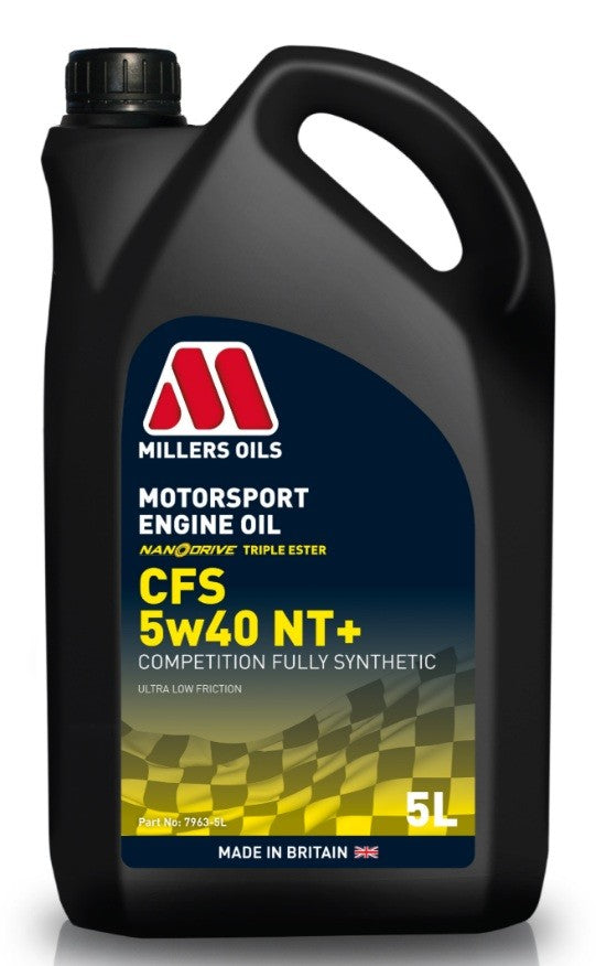 Millers Motorsport Engine Oil CFS 5w40 NT+