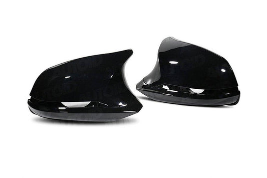 TREVORA gloss black M style wing mirror units for BMW F series