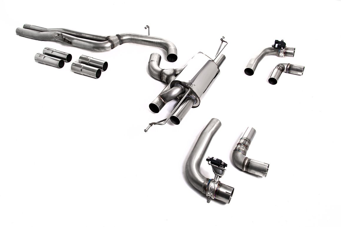 Audi RS3 8Y Saloon Milltek Non Resonated Exhaust
