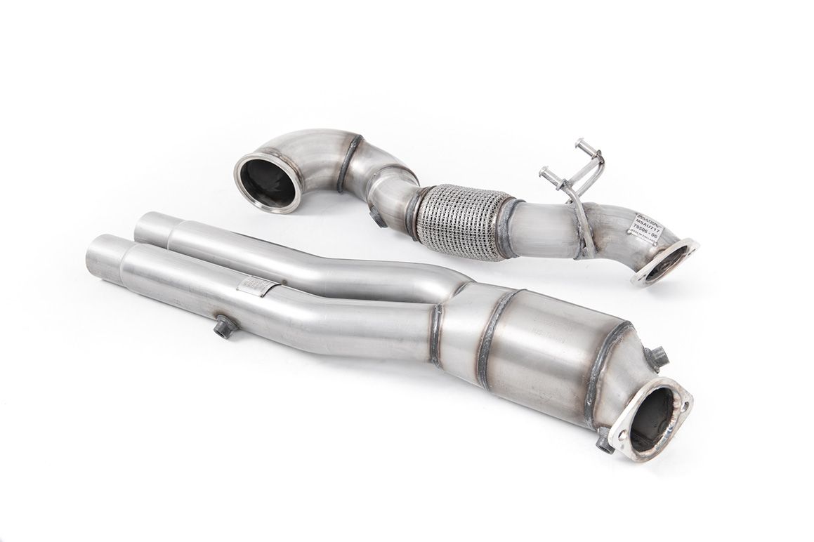 Milltek Large Bore Downpipe with Hi-Flow Sports Catalyst – Audi RS3 8V Facelift 2017-2020