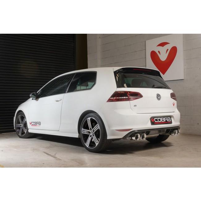 Cobra Sport - VW Golf R (Mk7) 2.0 TSI (5G) (12-18) Turbo Back Performance Exhaust - Nineteen72 Performance