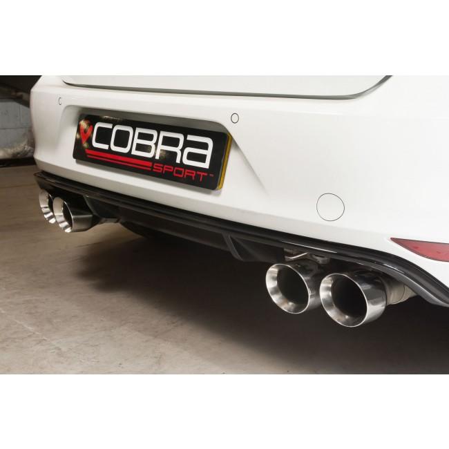 Cobra Sport - VW Golf R (Mk7) 2.0 TSI (5G) (12-18) Cat Back Performance Exhaust - Nineteen72 Performance