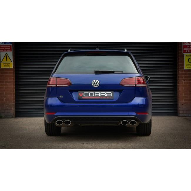 Cobra Sport - VW Golf R (Mk7) Estate 2.0 TSI (12-18) Resonator Delete Performance Exhaust - Nineteen72 Performance