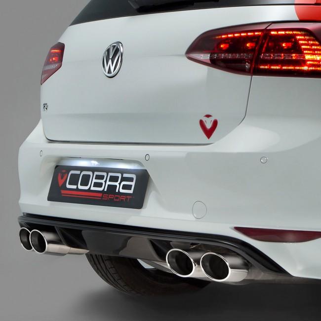 Cobra Sport - VW Golf R (Mk7) 2.0 TSI (5G) (12-18) Cat Back Performance Exhaust - Nineteen72 Performance