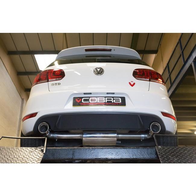 Cobra Sport - VW Golf GTD (Mk6) 2.0 TDI (5K) (09-13) GTI Style Cat Back Performance Exhaust - Nineteen72 Performance