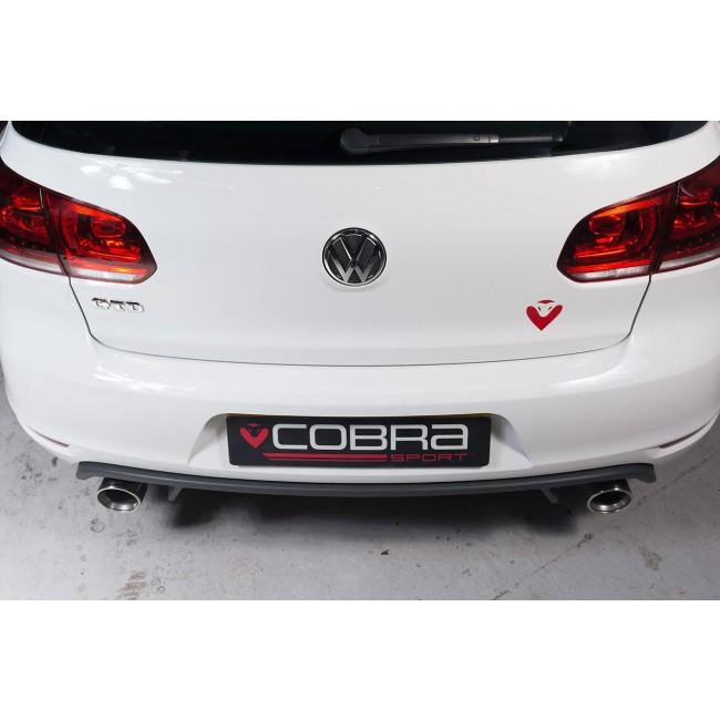 Cobra Sport - VW Golf GTD (Mk6) 2.0 TDI (5K) (09-13) GTI Style Cat Back Performance Exhaust - Nineteen72 Performance